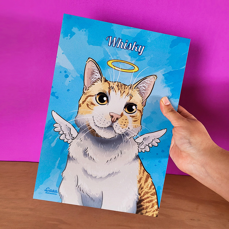 Cuadro con ilustración