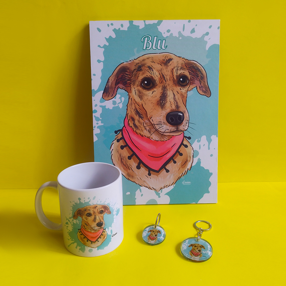 Combo COMPLETO: Cuadro 29x20 cm + Placa + Llavero + Mug - Image 2