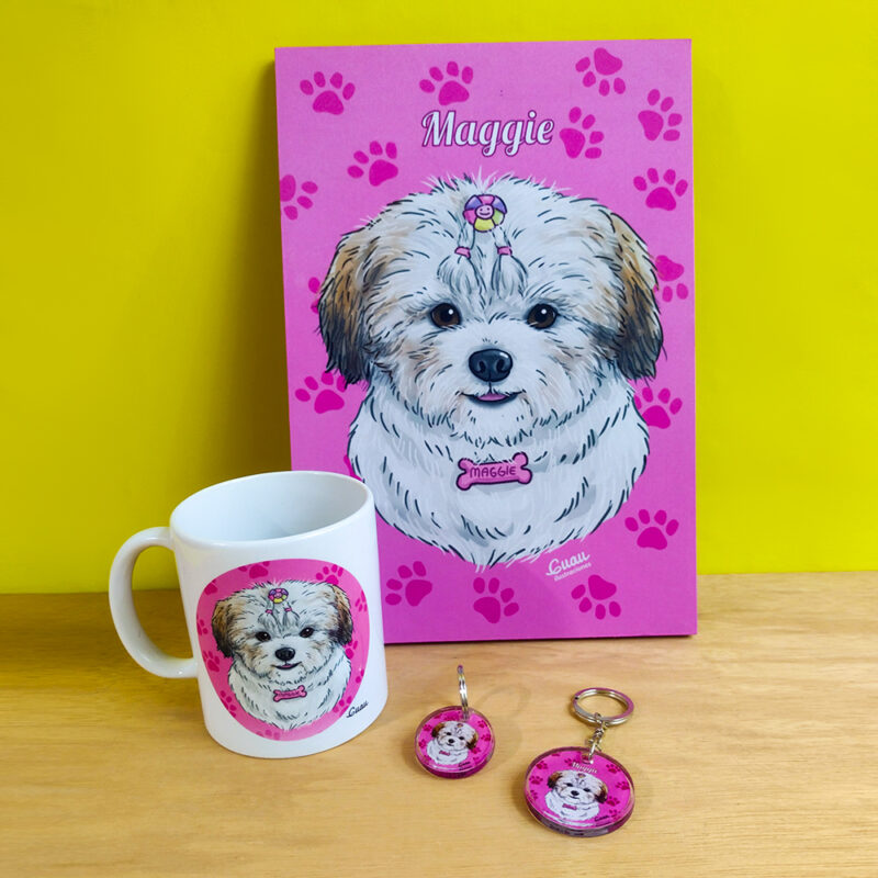 Combo COMPLETO: Cuadro 29x20 cm + Placa + Llavero + Mug